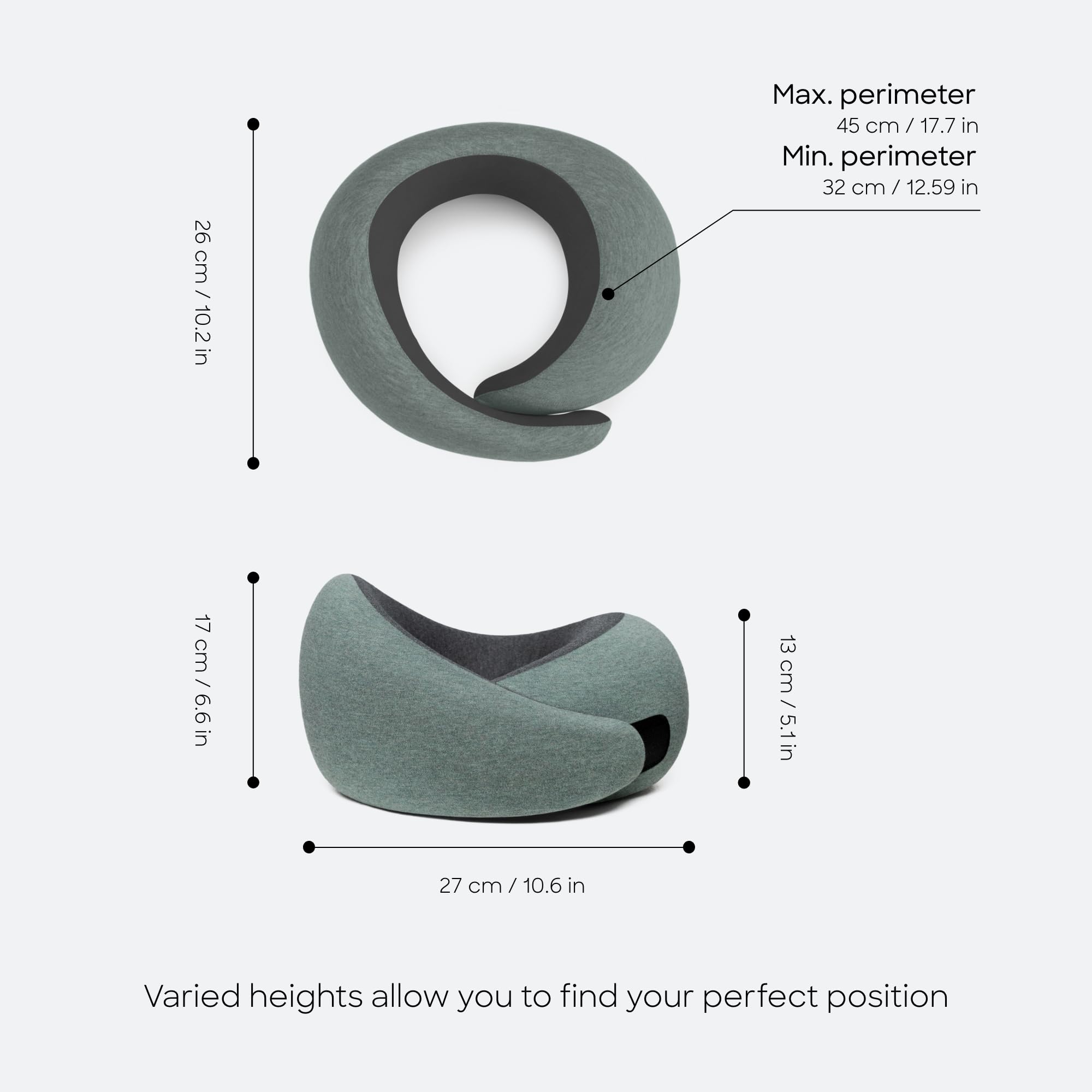 OstrichPillow GO removable modal cover displayed for easy washing