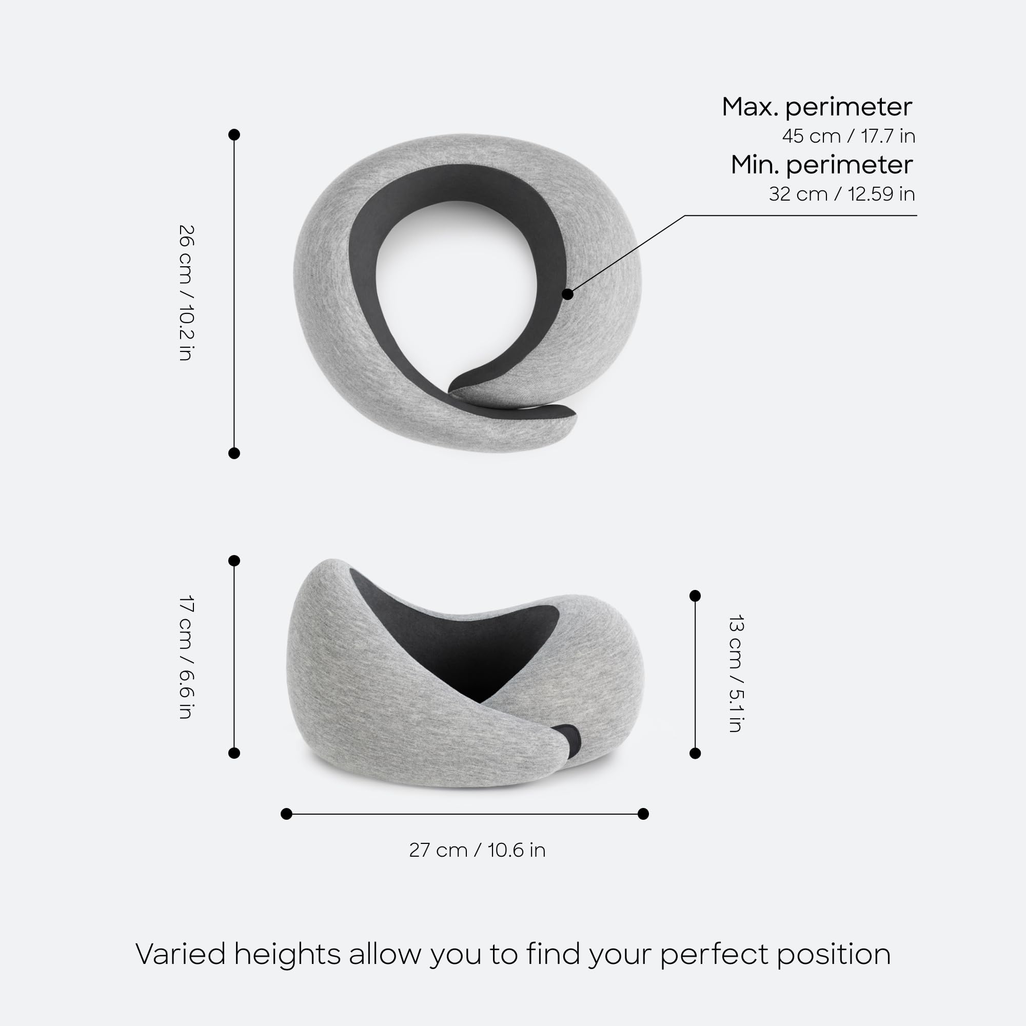 Ostrich Pillow removable modal cover ready for machine washing benefit