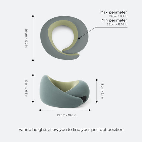 Ostrichpillow GO removable modal cover shown for easy washing benefit