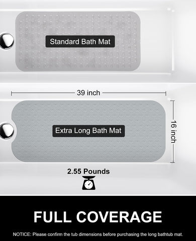 OTHWAY scaled with a ruler to show 39x16 inch coverage and fit reassurance