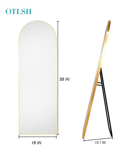 Otlsh frame close-up showing gold aluminum texture and durable finish benefit