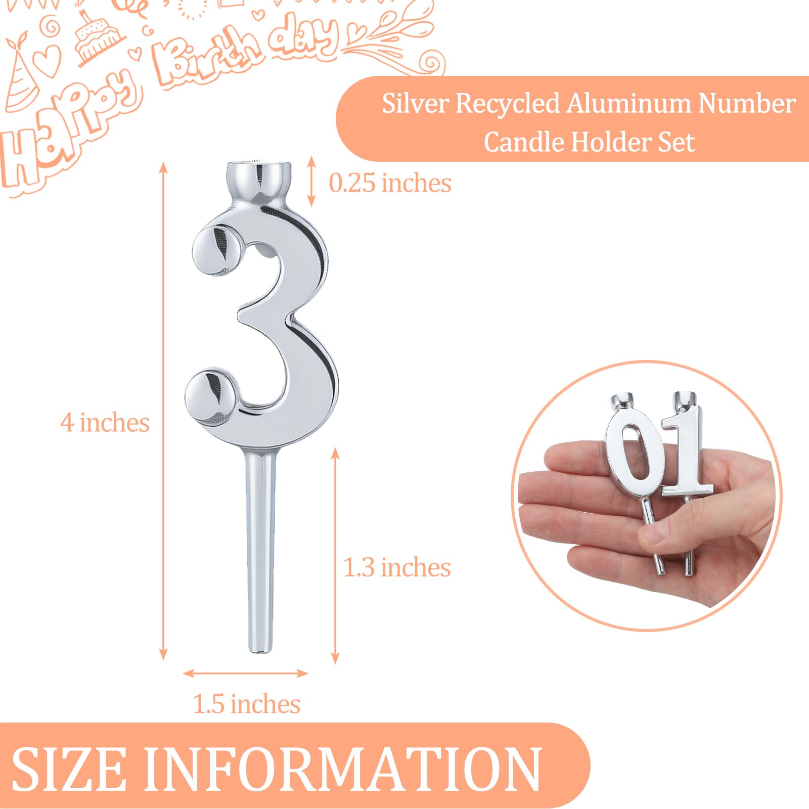 Otoolling close-up of polished numeral detail showing smooth finish and premium look
