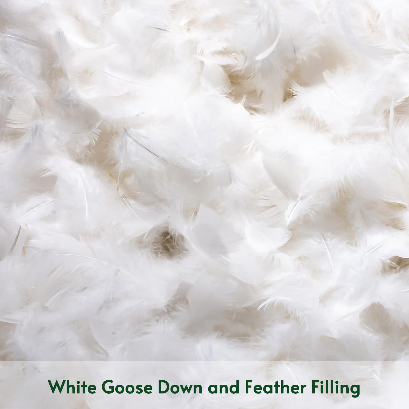 OTOSTAR close-up of goose down and feather fill showing soft texture benefit