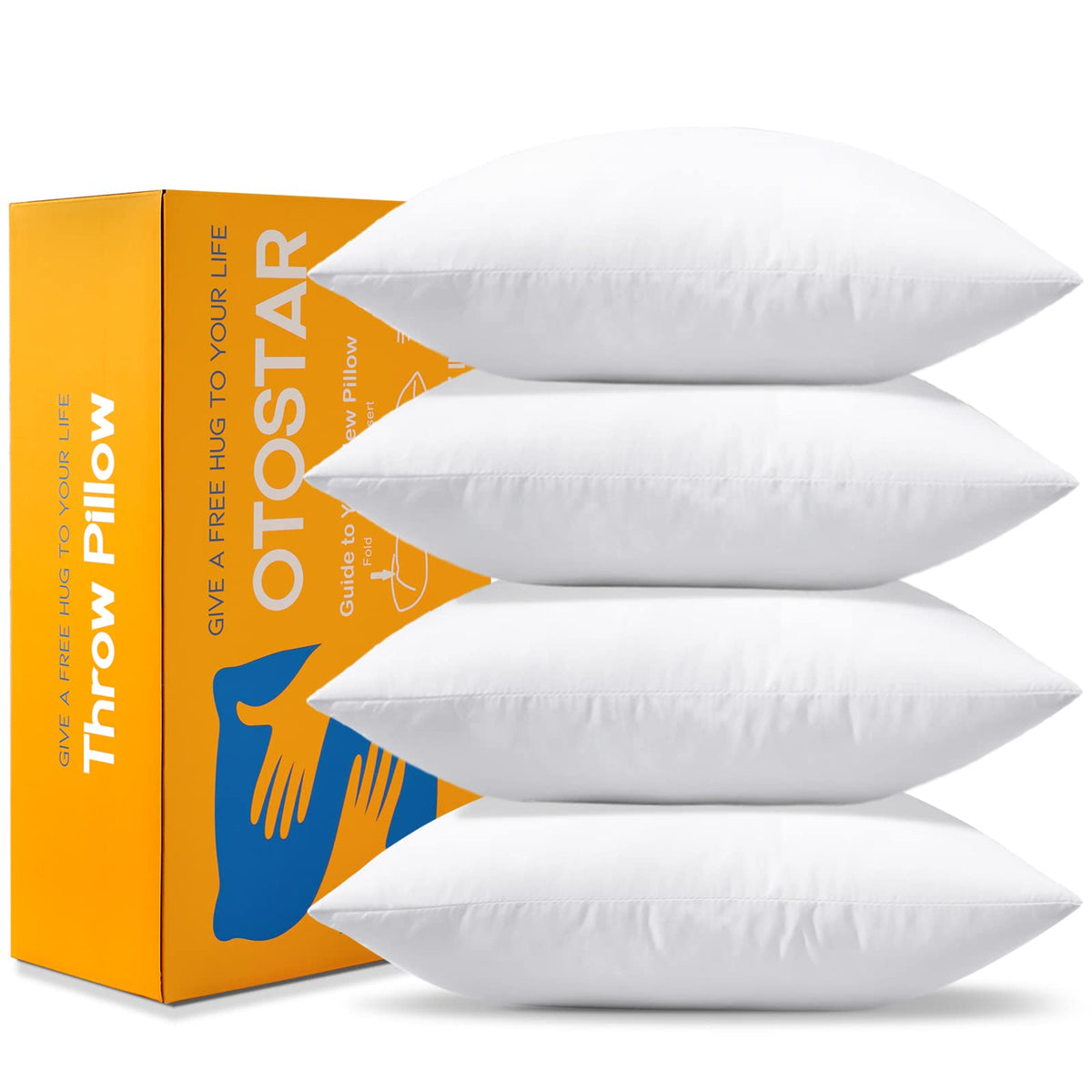 OTOSTAR front view of pack of four inserts showing neat packaging and convenience
