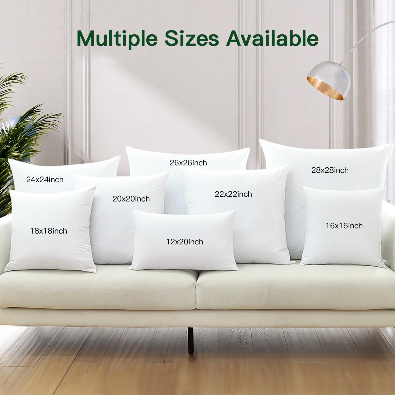 OTOSTAR insert beside a ruler illustrating true 12x20 inch lumbar size