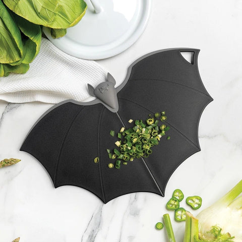 OTOTO Batty with wings folded forming a chute for easy ingredient transfer