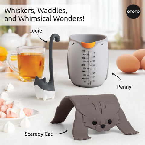 OTOTO Muscateers bundle gift box staged for gifting to cat lovers