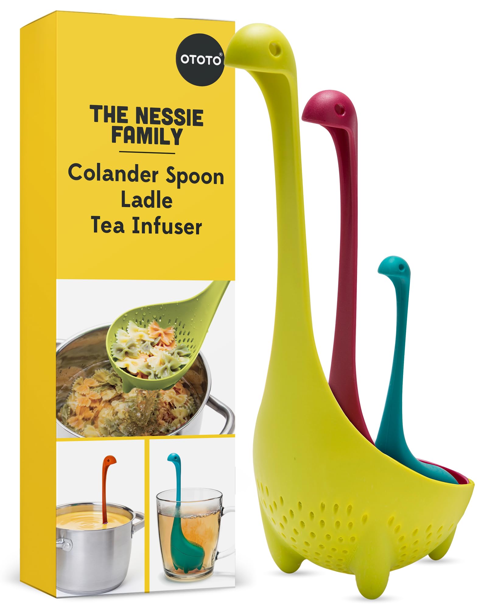 OTOTO Nessie family front packaging showing trio and gift-ready appeal