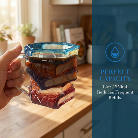 OTTNSA mug beside standard novel showing size and scale for gifting decisions