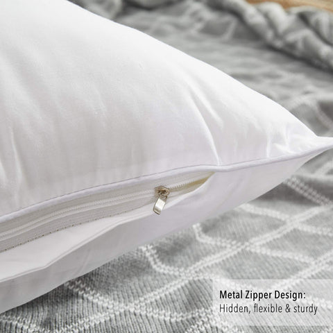 Oubonun inserts on a bed showing neat, supportive layering for comfort