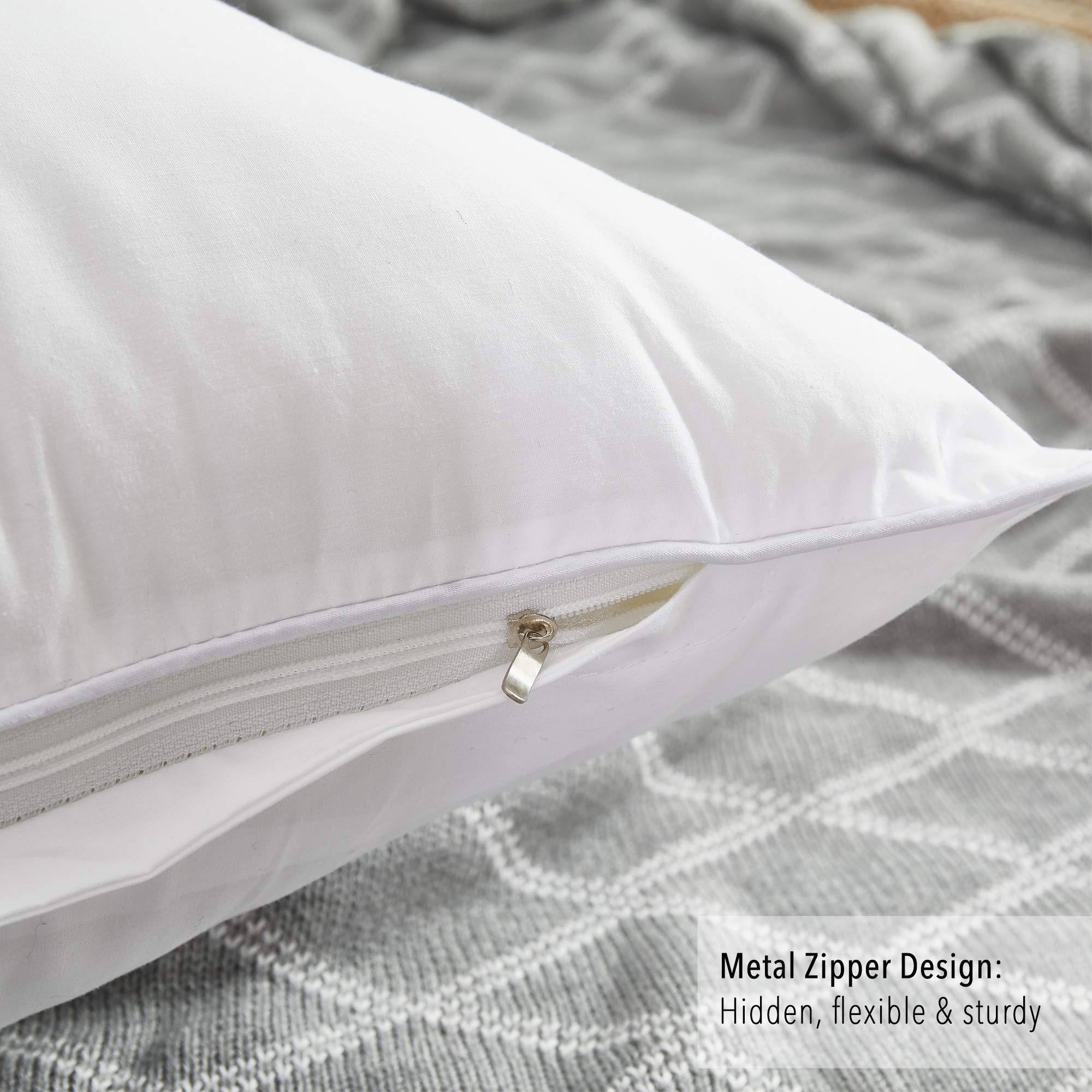 Oubonun close-up of cotton cover texture highlighting breathability and skin-friendly comfort