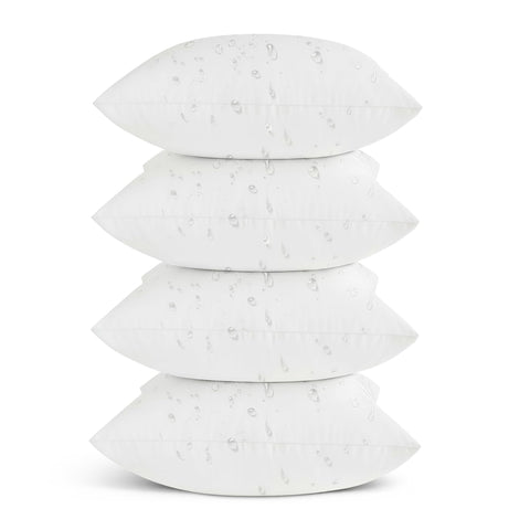 Oubonun front packaging showing four 18x18 waterproof inserts, durable patio-ready