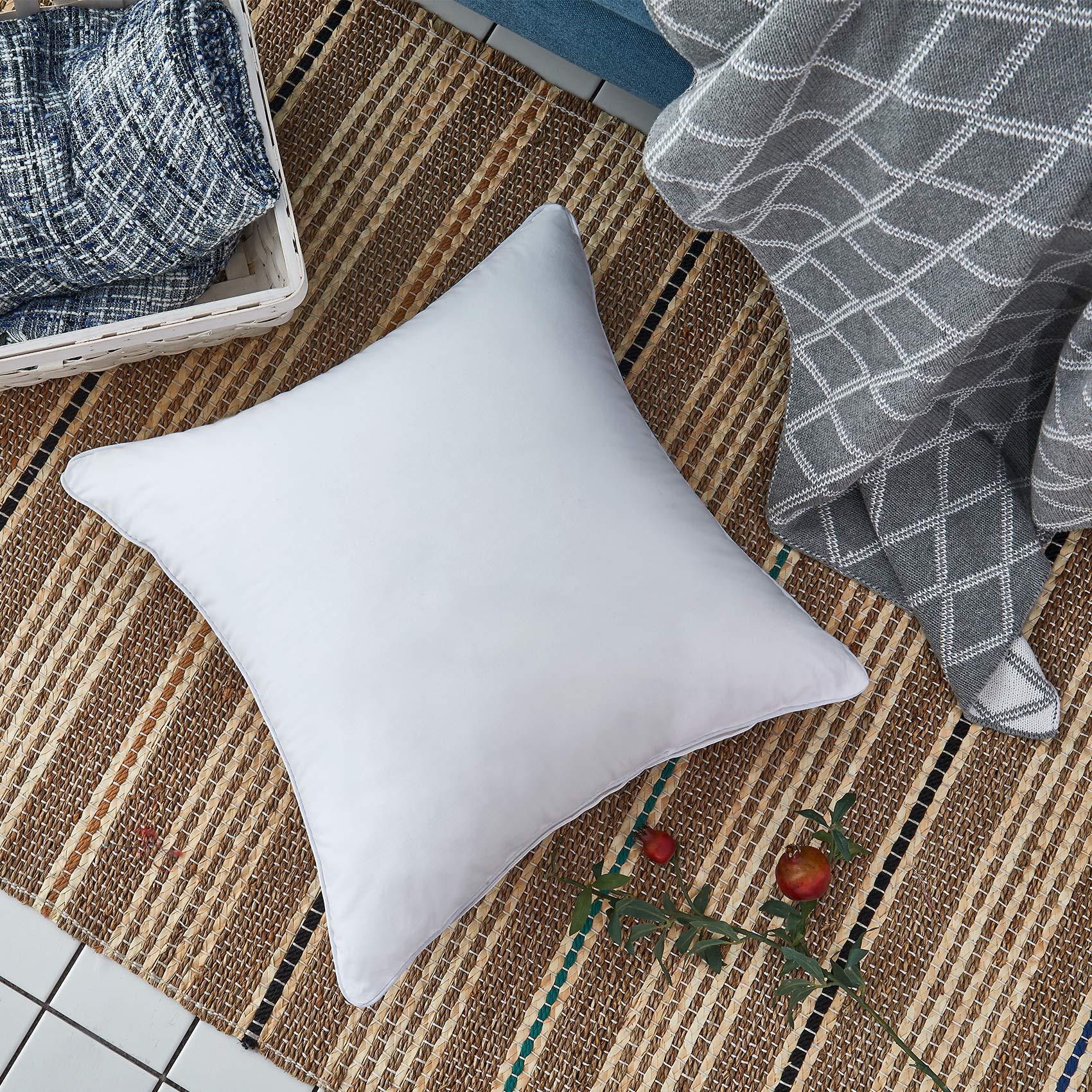 Oubonun pair styled on sofa highlighting cohesive look and immediate room refresh
