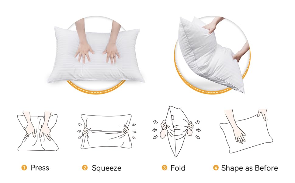 Oubonun queen pillow beside ruler showing 20x30 inch size accuracy