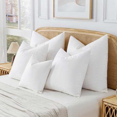 Oubonun two inserts styled on sofa showing elevated decor and structure