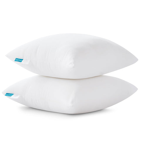 Oubonun fluffed insert on sofa demonstrates plush comfort and polished look