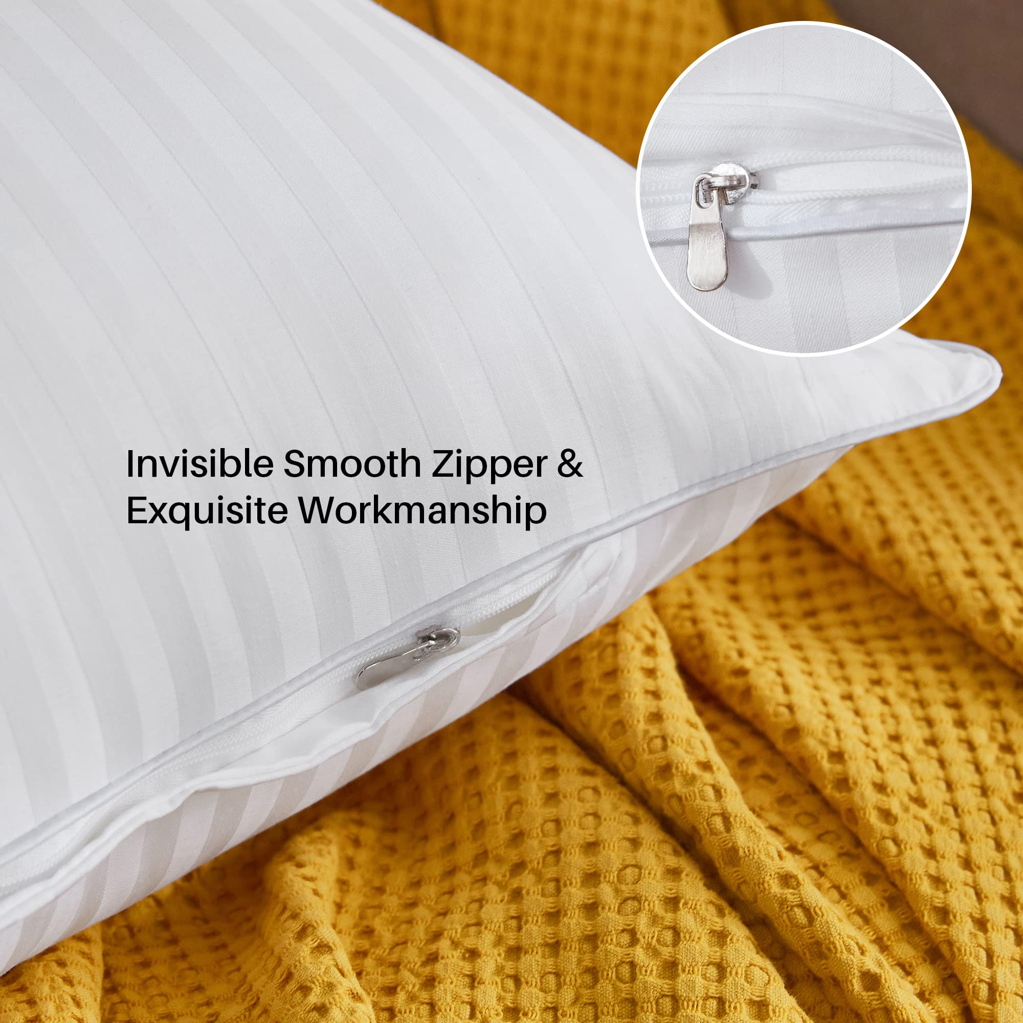 Oubonun insert inside a styled sofa giving cushions a fuller look
