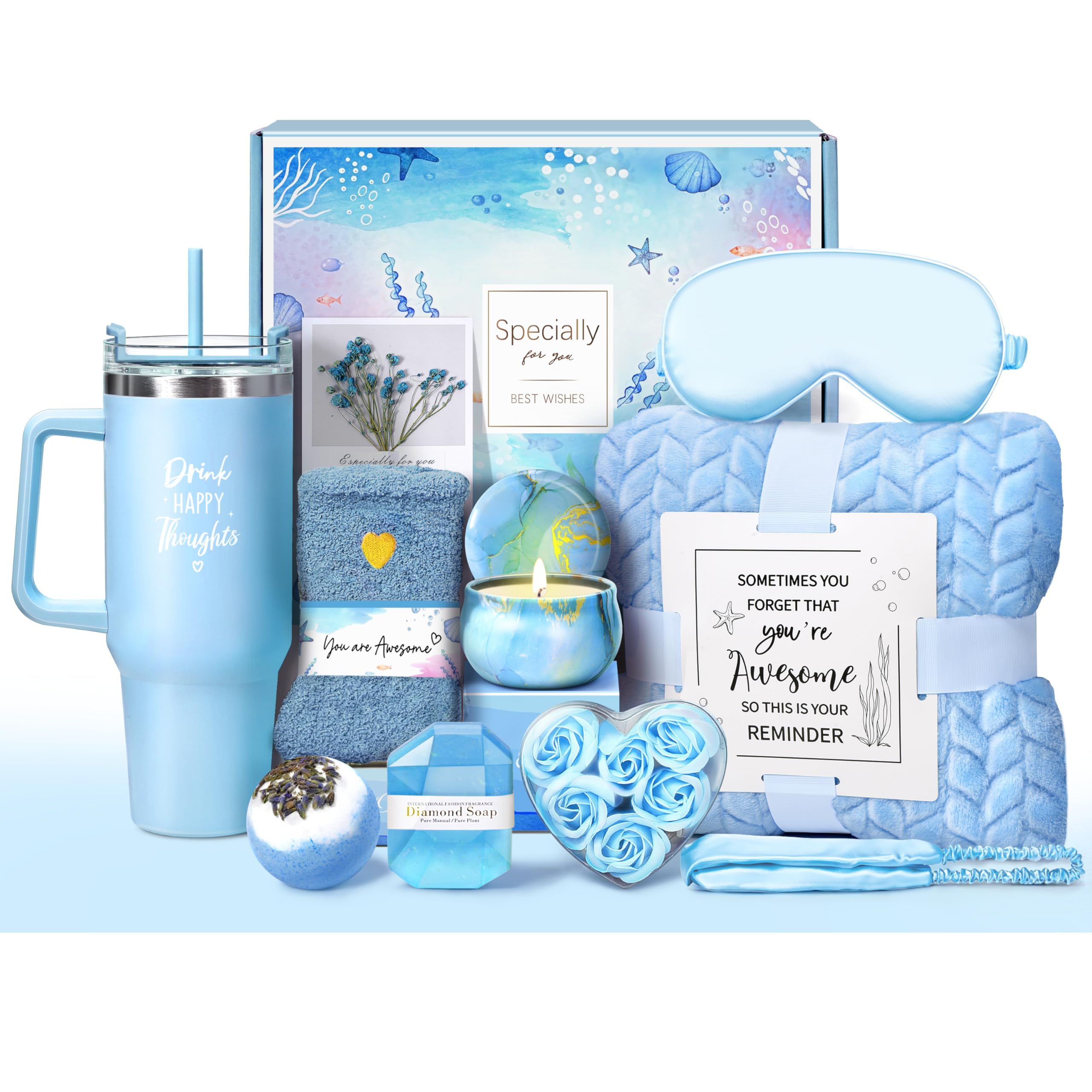 Oufrenn front packaging gift basket ready to present and impress