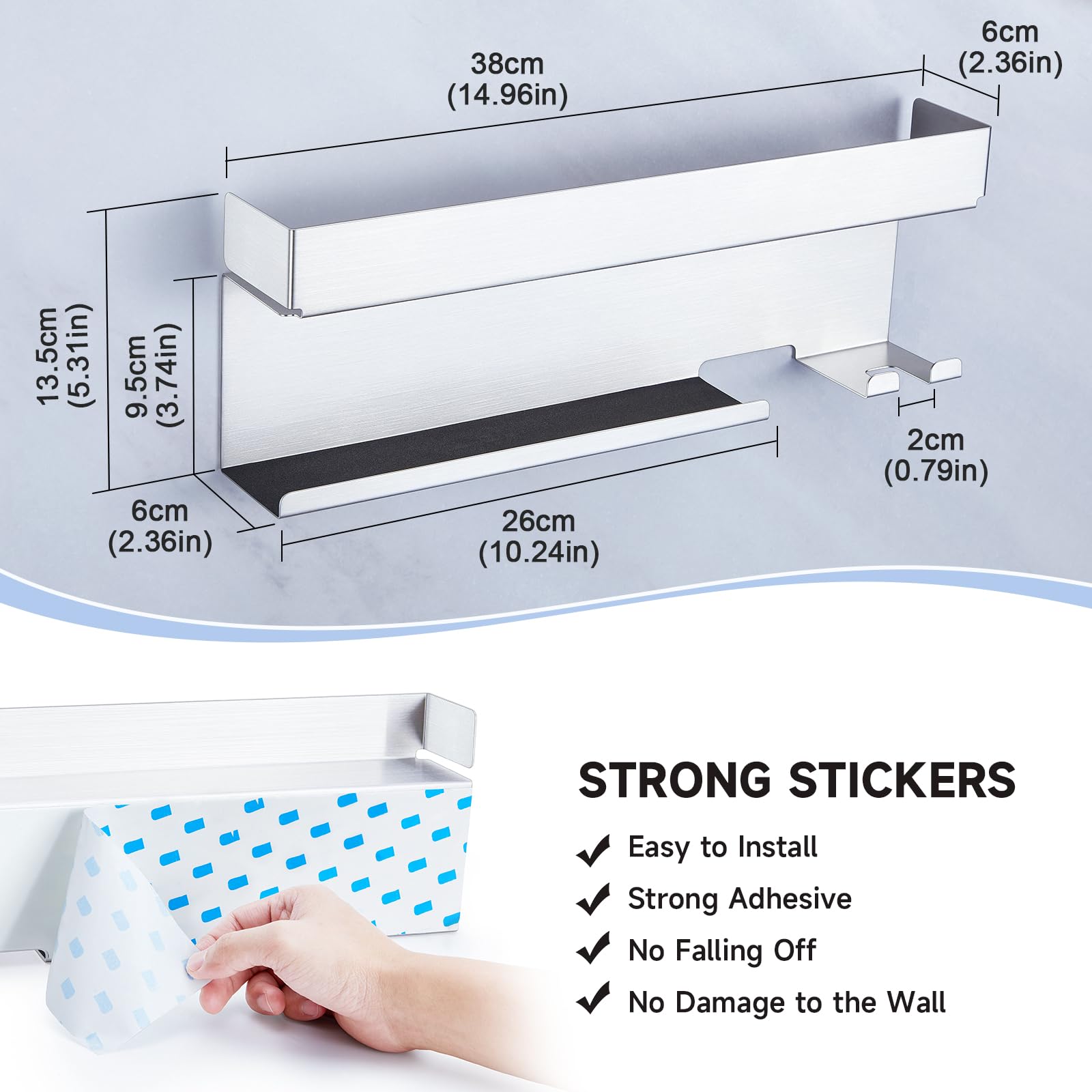 Oukimly organizer arranged with daily products for convenience