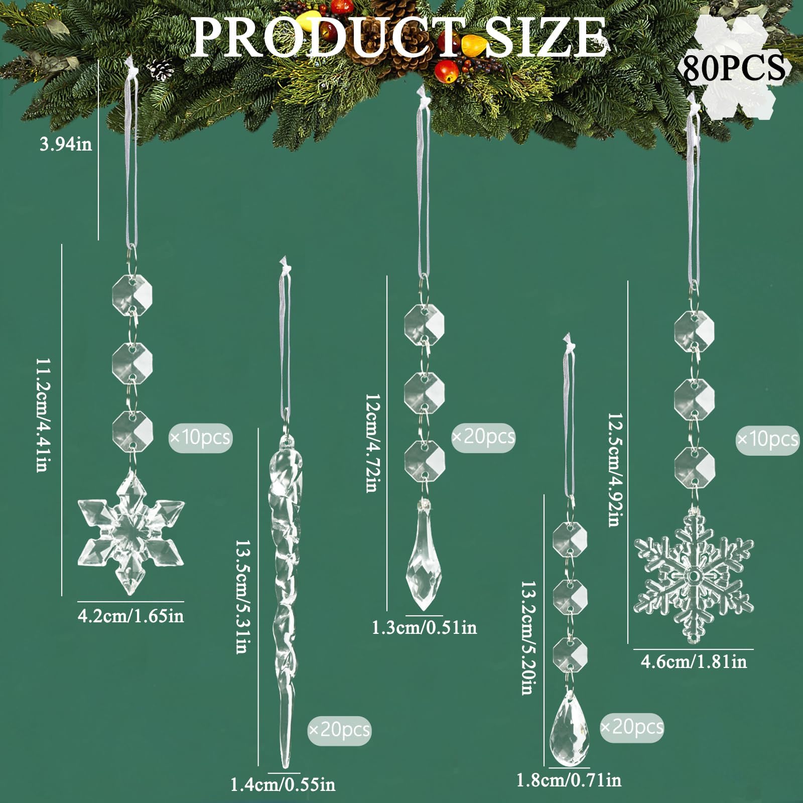 OuMuaMua ornaments hung on a lit Christmas tree adding luminous depth and elegance