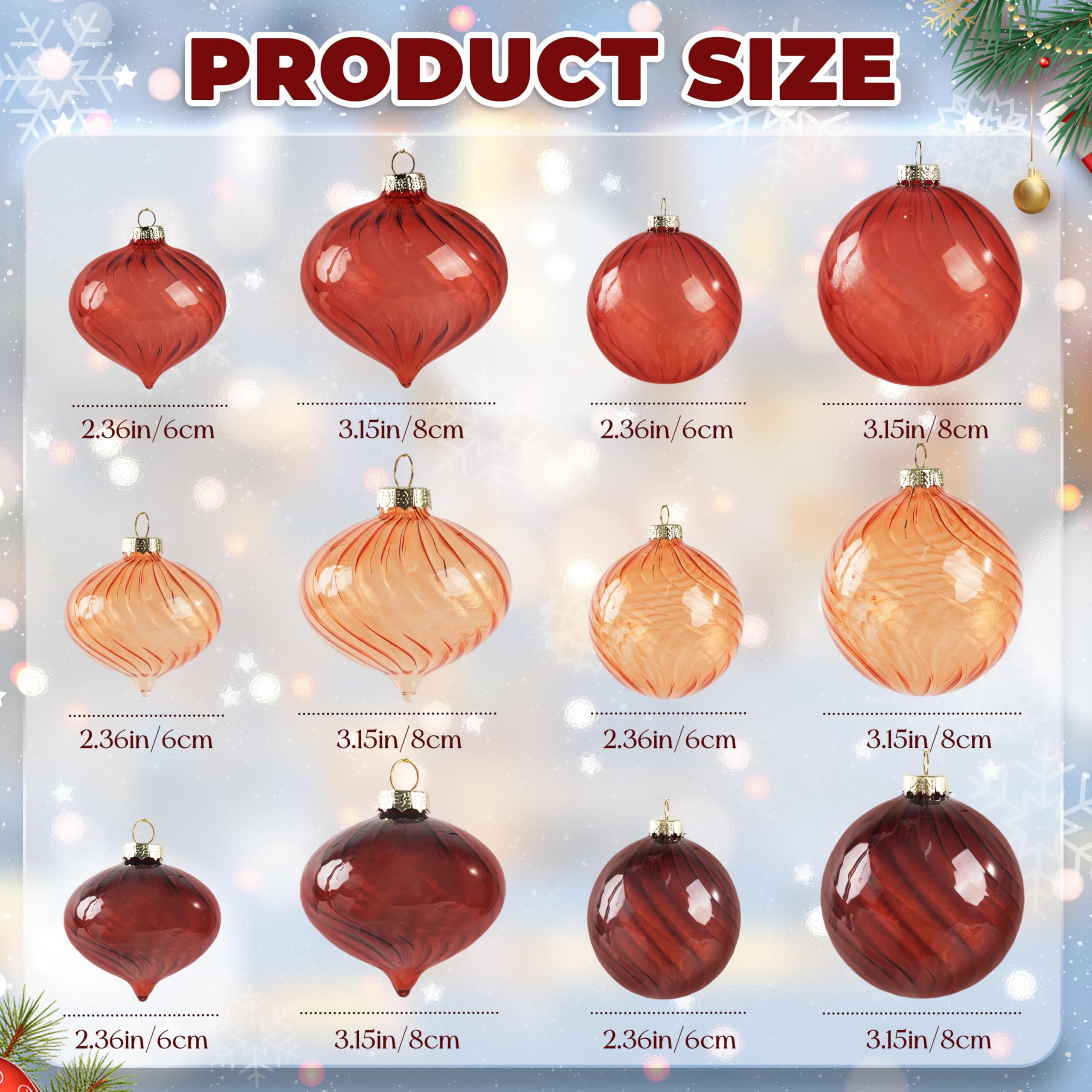 OuMuaMua onion-shaped ornament close-up highlighting layered interior texture and vintage appeal