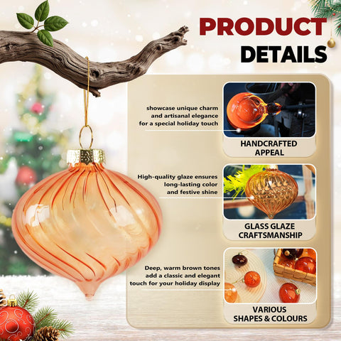 OuMuaMua round glass bauble detail showing polished finish and subtle reflective glow