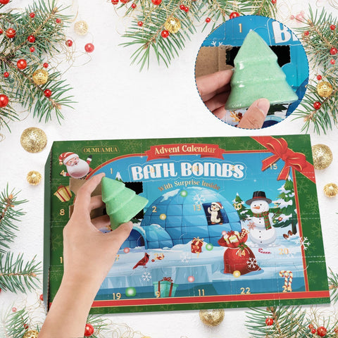 OuMuaMua array of Christmas shapes and bright colors boosting holiday excitement