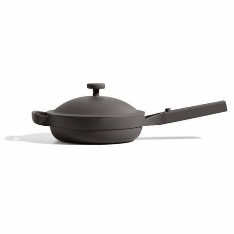 Our Place Mini Always Pan front view showing compact design and clean lines, easy storage benefit