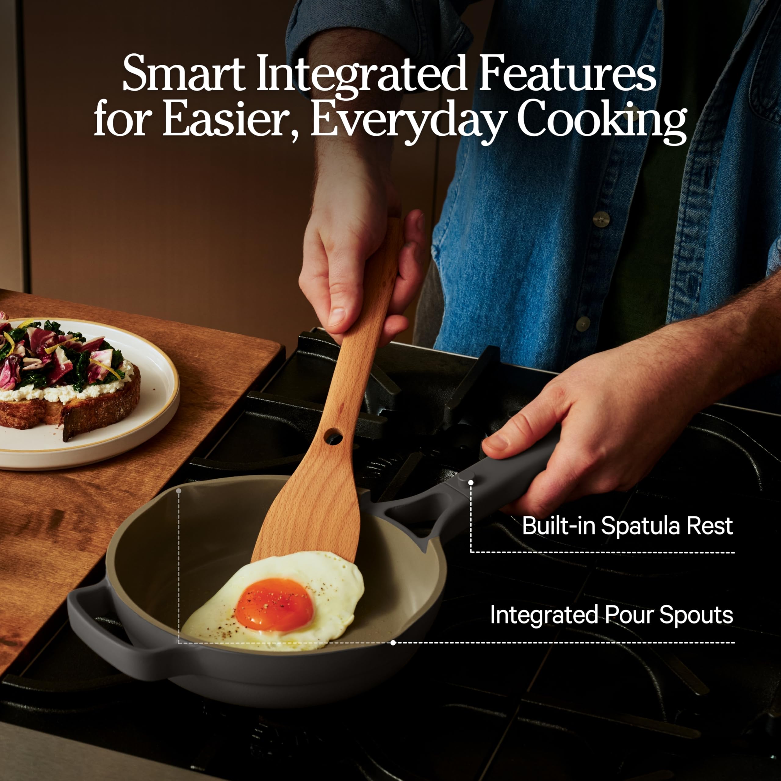 Our Place Mini in oven at 450°F illustrating oven-safe versatility benefit