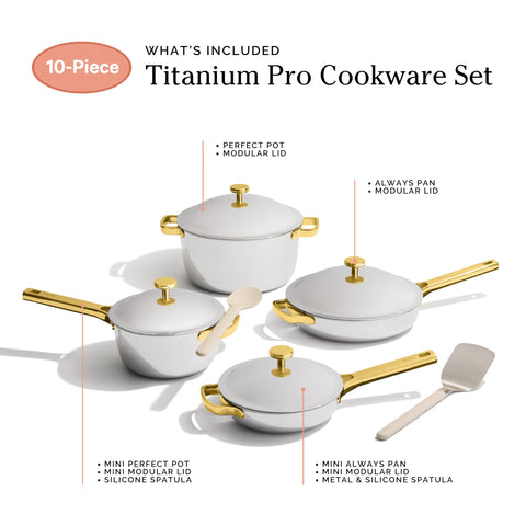 Our Place cookware arranged in kitchen lifestyle scene for easy everyday use