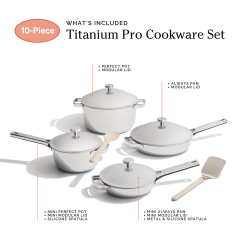 Our Place cookware set styled on countertop showing lifestyle fit and everyday versatility