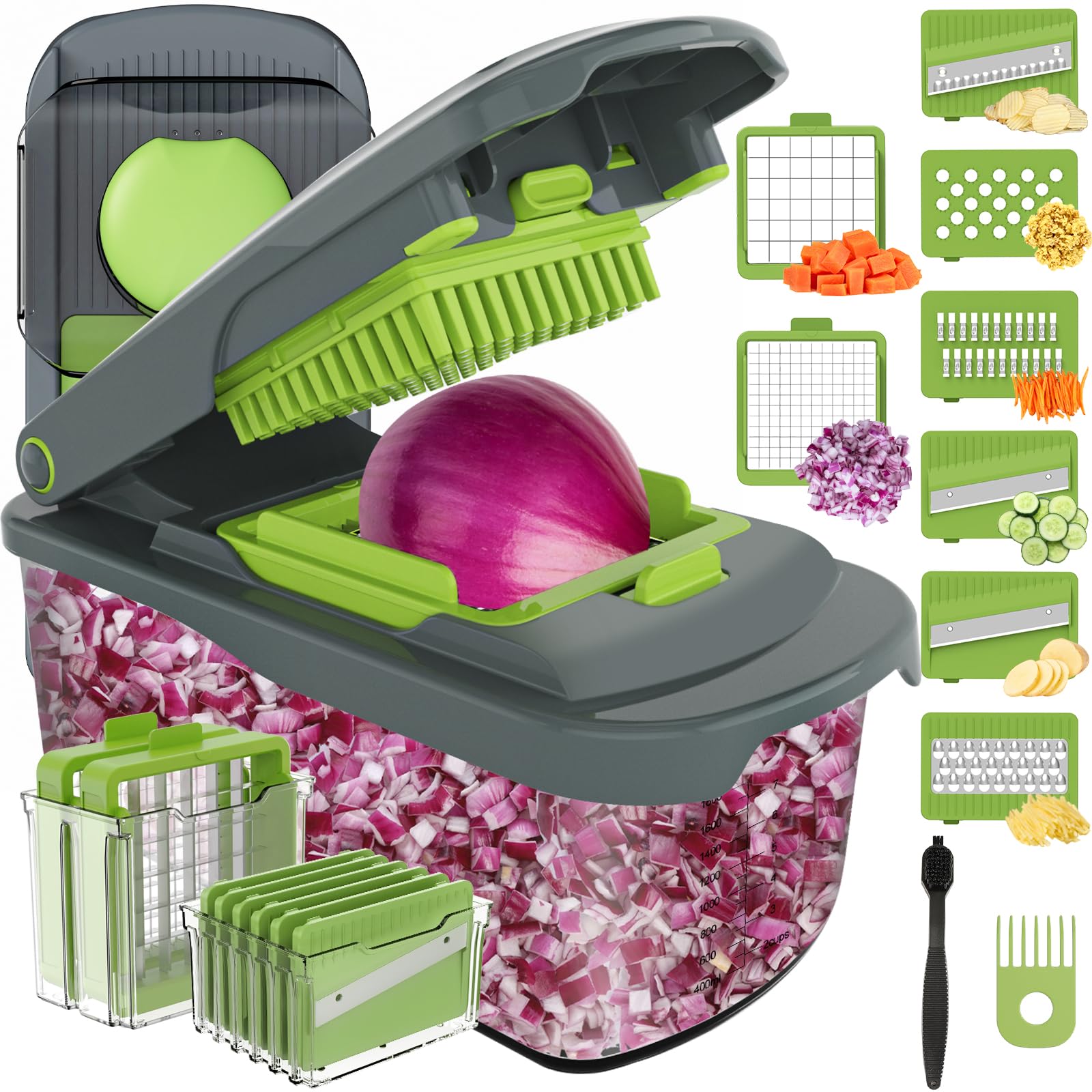 Ourokhome front view with container showing compact design and faster prep