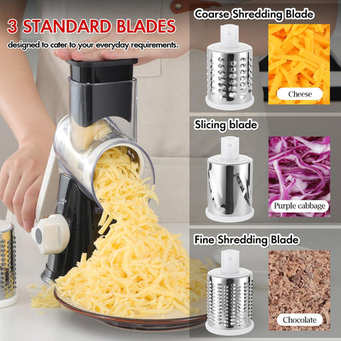 Ourokhome grating cheese into a bowl for fast pizza prep
