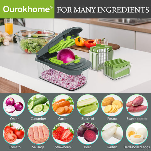 Ourokhome lifestyle kitchen meal prep scene showing quick family cooking