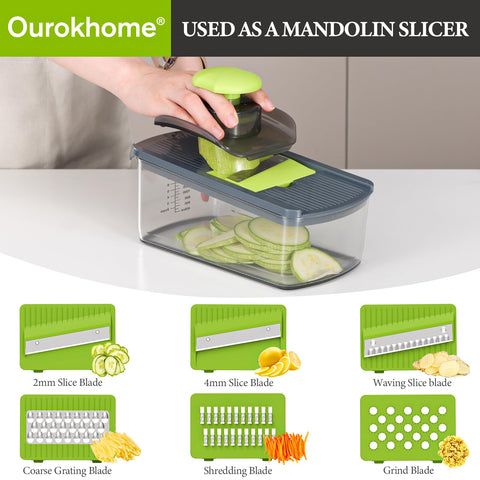 Ourokhome close-up stainless steel blades array displaying sharp durable edges