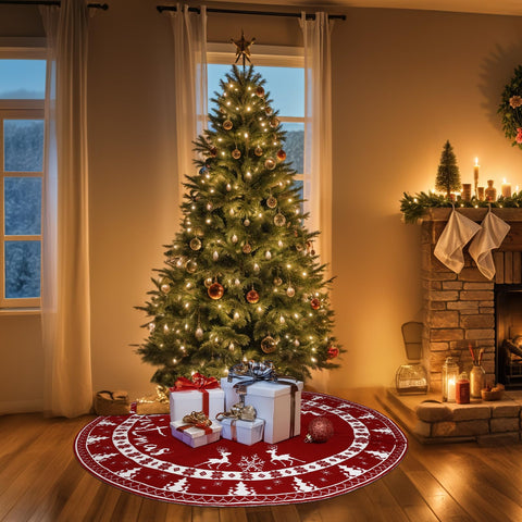 OurWarm white reverse side displayed for neutral holiday styling and versatility