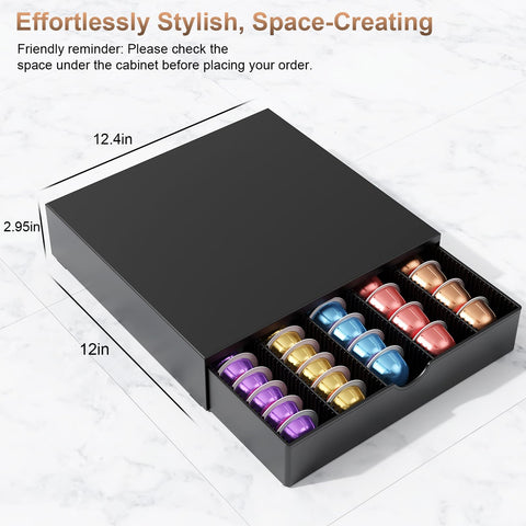 OUTIOE non-slip pads bottom detail providing stability and preventing drawer sliding