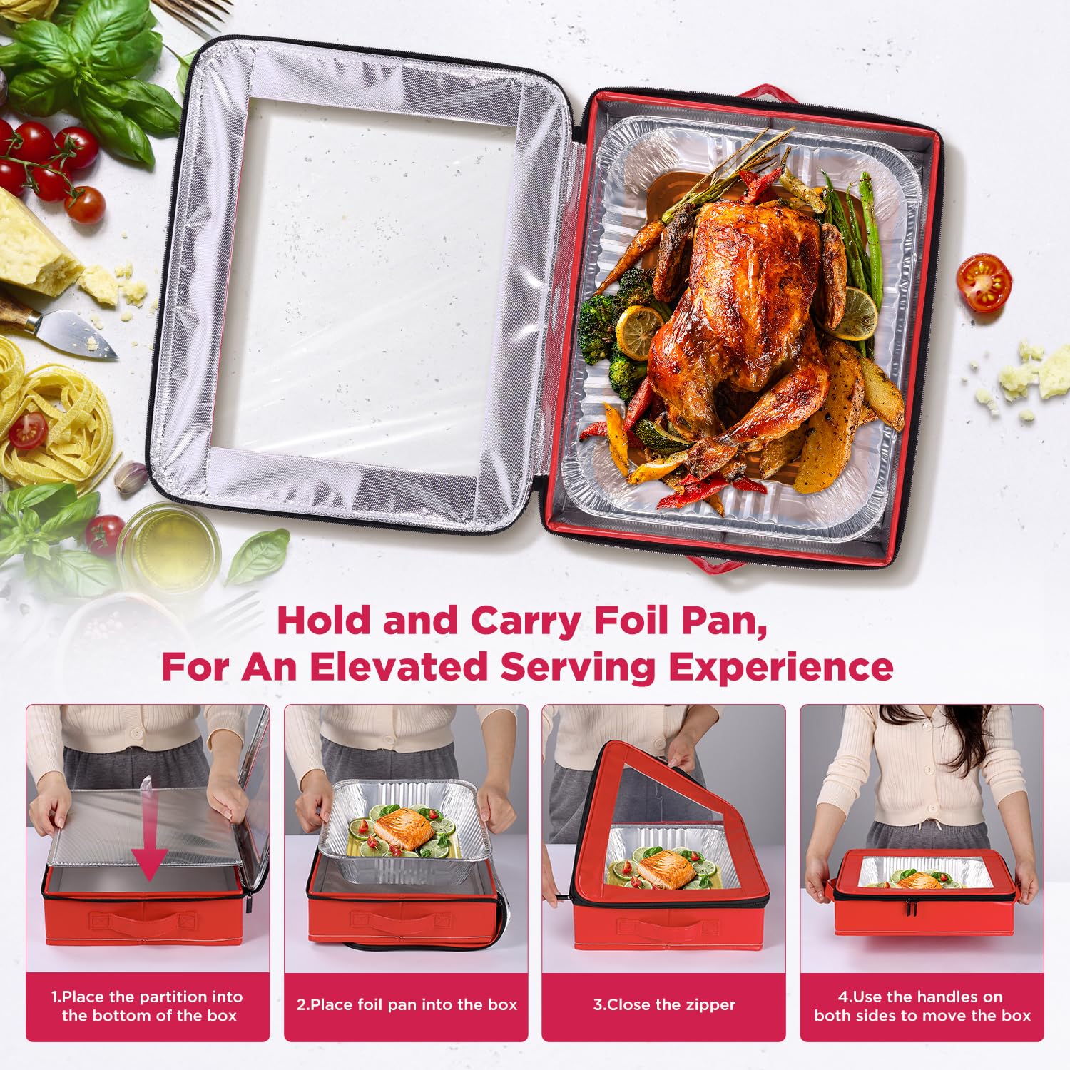 OUTXE carrier with clear EVA lid displaying contents and spill protection