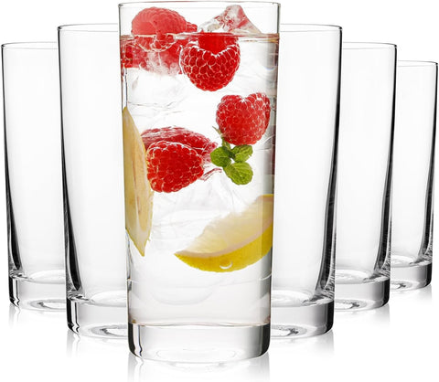 OUWO highball glasses front packaging showing full set and benefit of gift-ready presentation