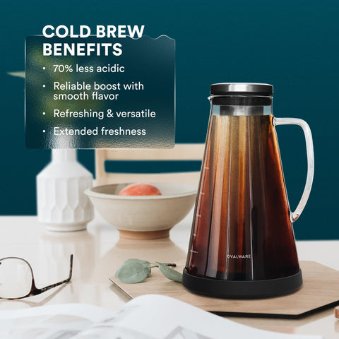 ovalware brewing loose-leaf tea for versatile infusion options