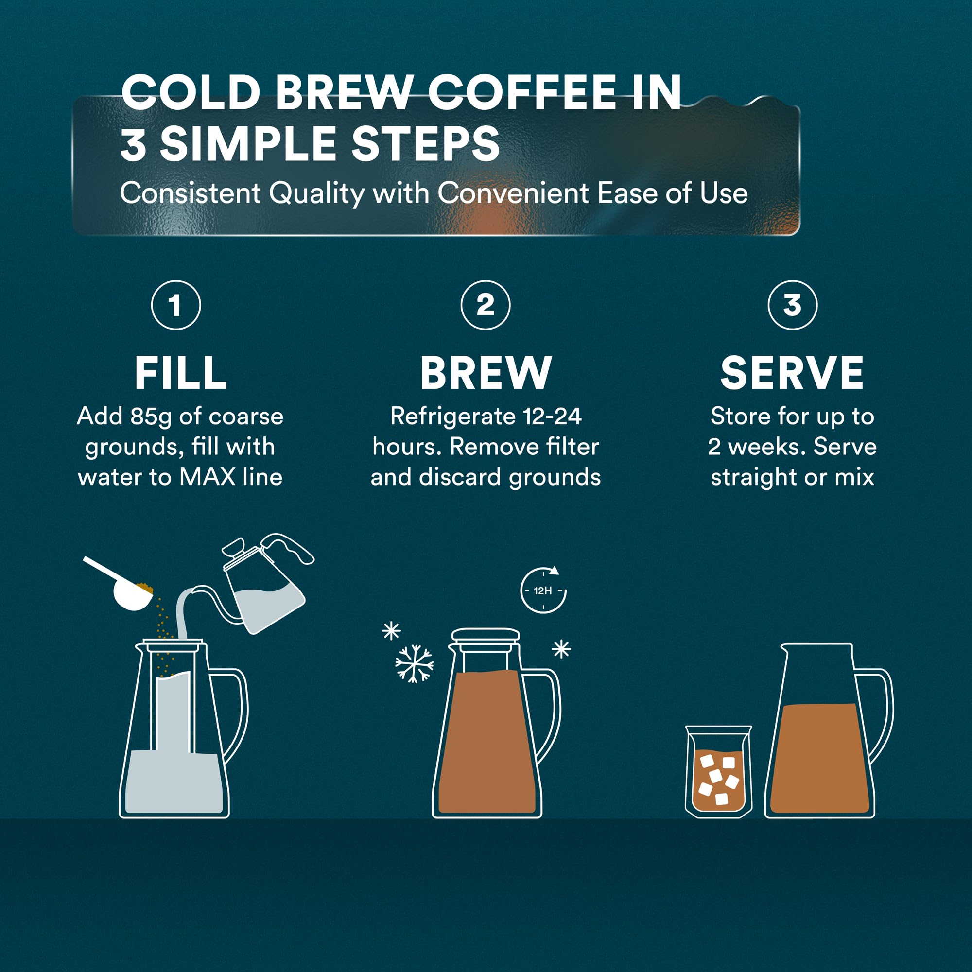ovalware brewing loose-leaf tea in pitcher for versatile use