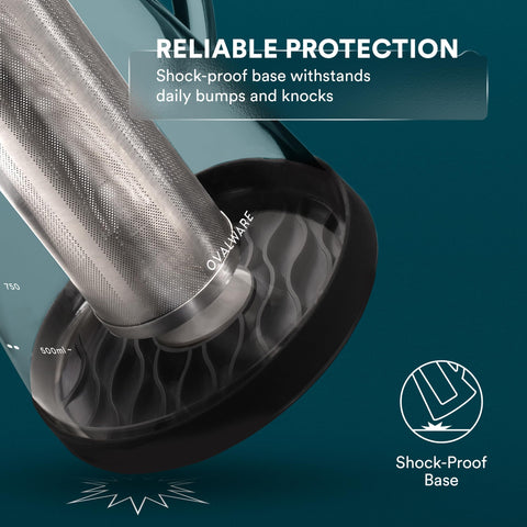 ovalware pitcher stored in fridge demonstrating compact fit