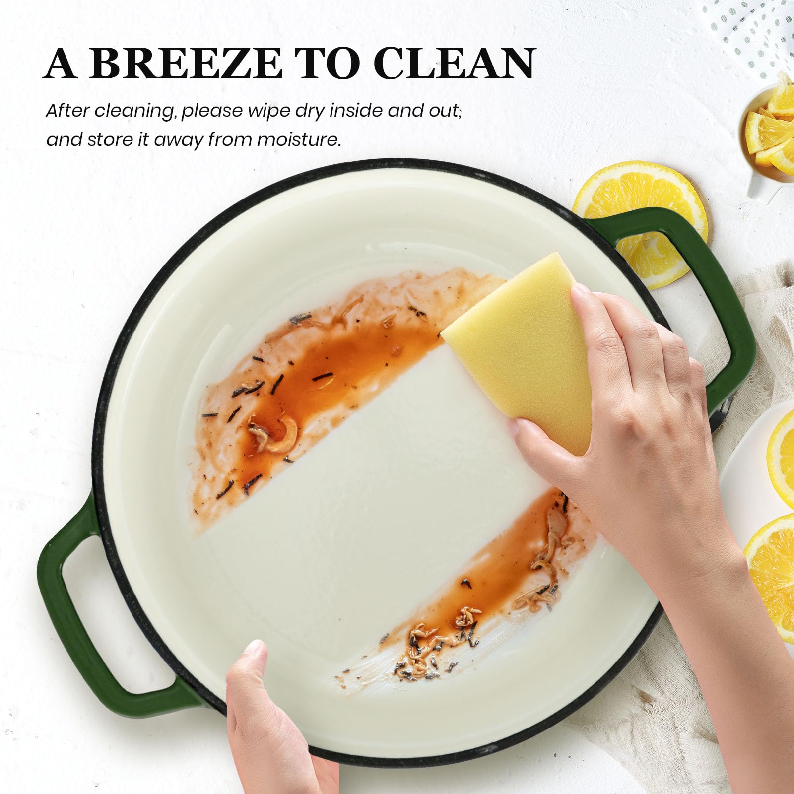 Overmont interior basting-dot detail promoting condensation and juicier dishes
