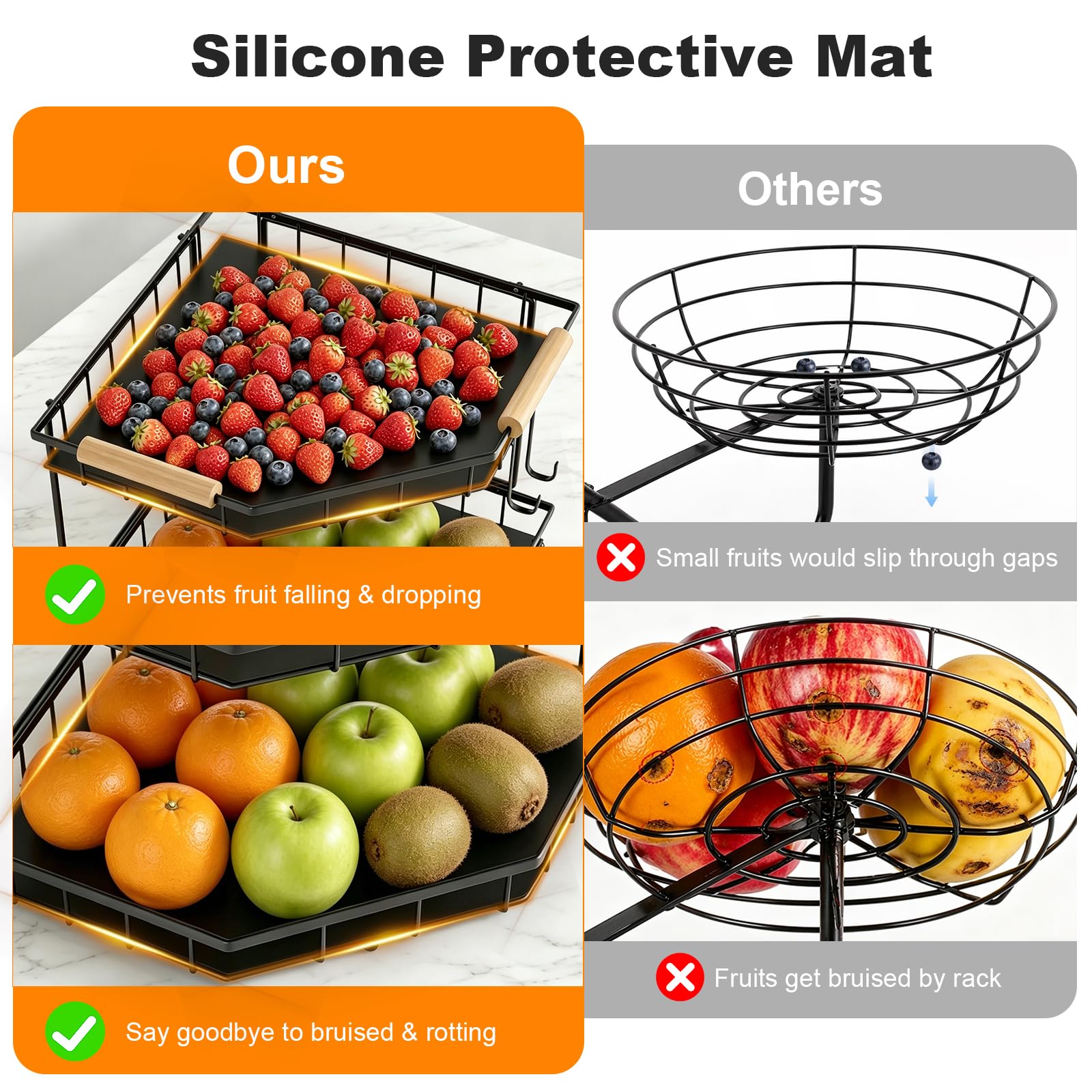 OVGJD detached top basket detail enables flexible separate use