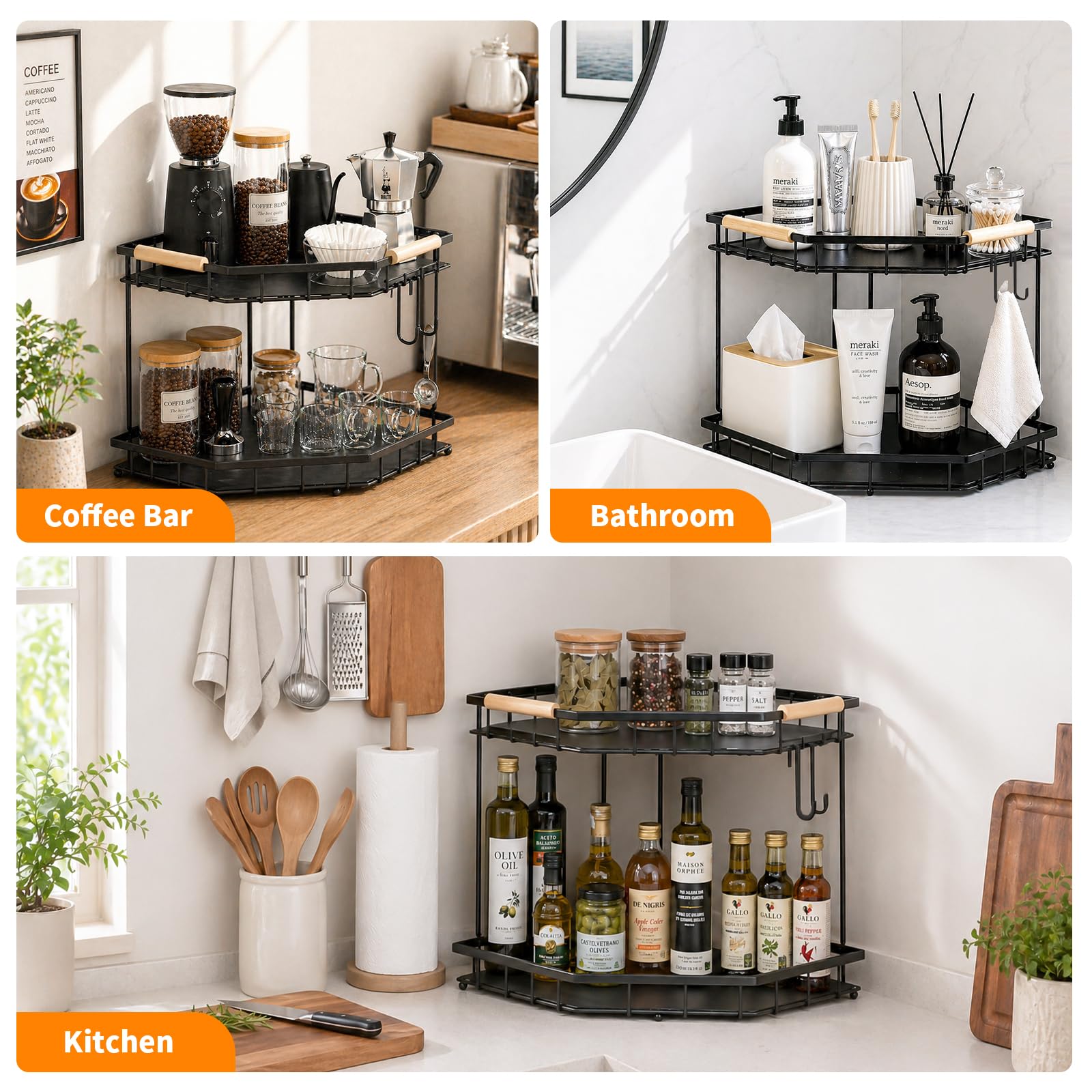 OVGJD used as bathroom and coffee bar organizer for multiroom order