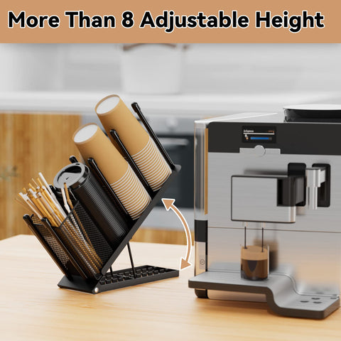 OVICAR close-up of adjustable height mechanism for easy cup access