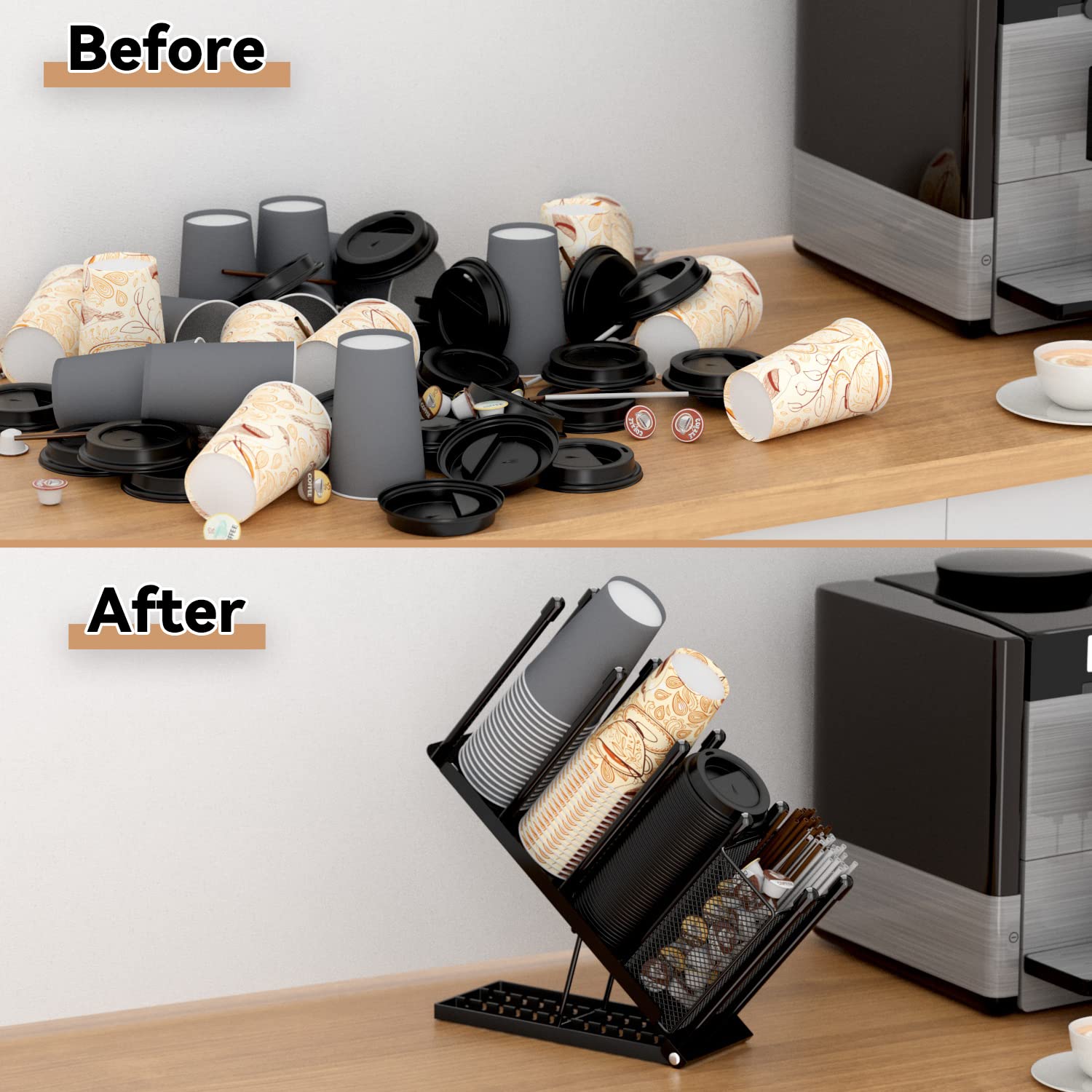 OVICAR slim side profile ideal for saving countertop space