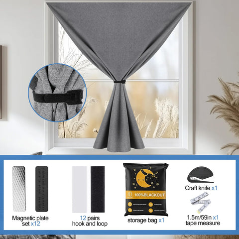 Ovneele installed in bedroom creating dark room and improved sleep