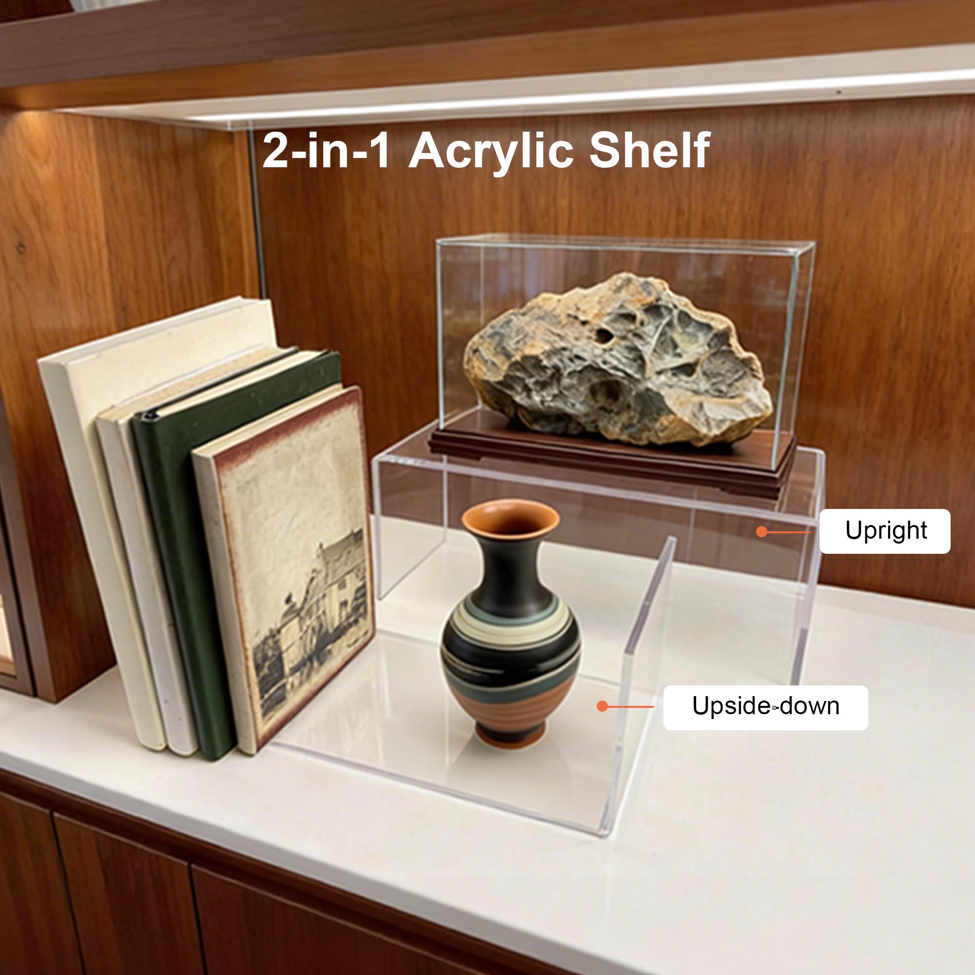 OVNTHYK used on a retail counter to elevate merchandise and draw attention