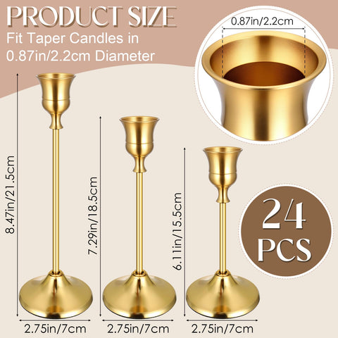 Ovveroche set of three heights arranged on a dining table creating layered candlelight ambience